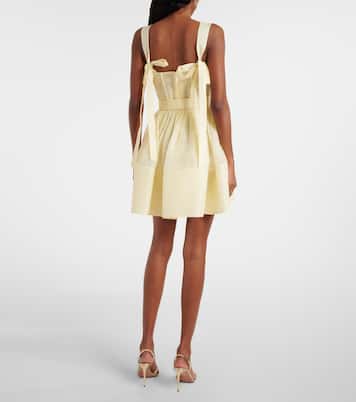 Dawning linen and silk minidress | Zimmermann