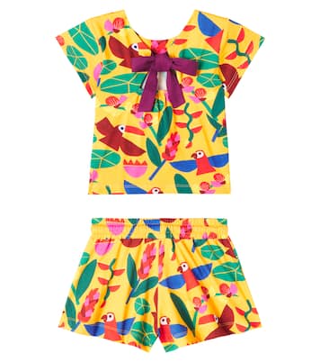 Cotton jersey T-shirt and shorts set | Fábula