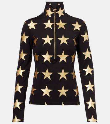 Lunaria printed half-zip ski top | Goldbergh