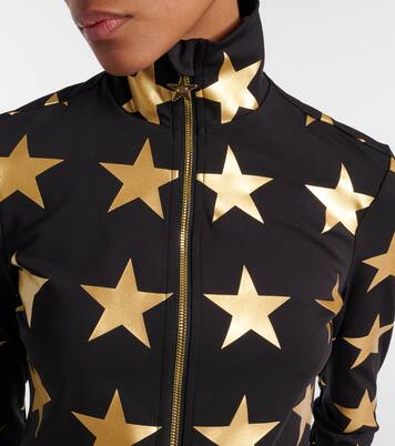 Lunaria printed half-zip ski top | Goldbergh