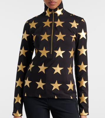 Lunaria printed half-zip ski top | Goldbergh