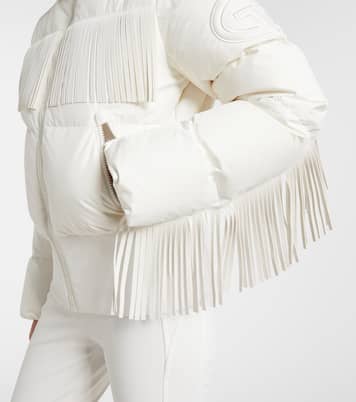 Marna fringed down ski jacket | Goldbergh