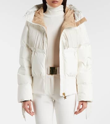 Marna fringed down ski jacket | Goldbergh