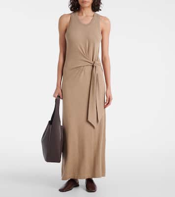 Angeline cotton and cashmere maxi dress | Lisa Yang