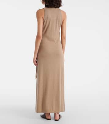 Angeline cotton and cashmere maxi dress | Lisa Yang
