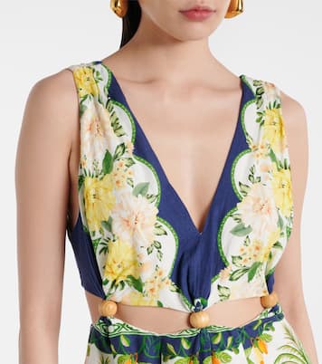 Robe midi imprimée à ornements | Farm Rio