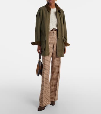 Checked linen straight pants | Polo Ralph Lauren