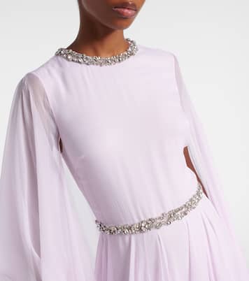 Robe aus Seide mit Kristallen | Givenchy