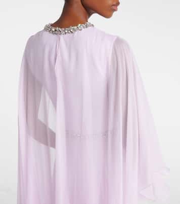 Robe aus Seide mit Kristallen | Givenchy