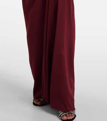Gathered ribbed-knit gown | Christopher Esber