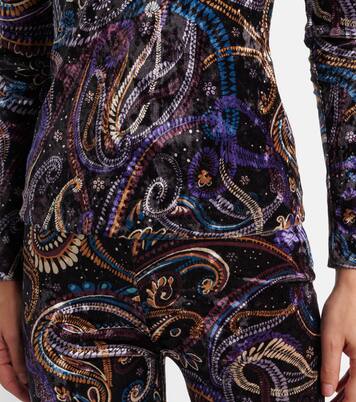 Paisley jersey top | Etro