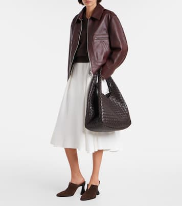 Campana Intrecciato Large leather tote bag | Bottega Veneta