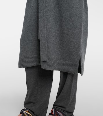 N°105 Coat belted cashmere wrap cardigan | Extreme Cashmere