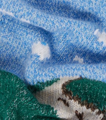 X Louis Wain Schal aus einem Wollgemisch | Loewe