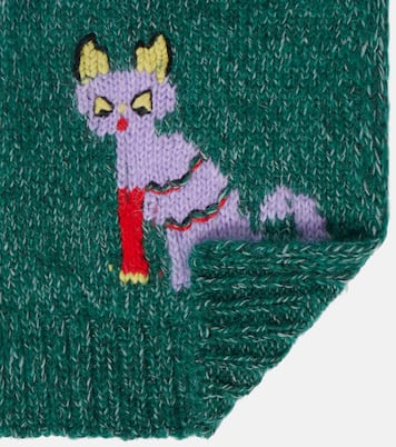 X Louis Wain Schal aus einem Wollgemisch | Loewe