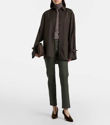 بنطلون سليم من الجلد | Joseph