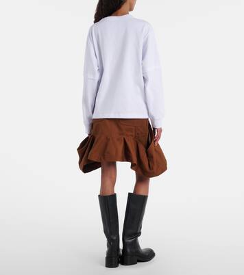 x Carhartt layered cotton jersey top | Sacai