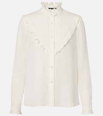 Marcela ruffled silk shirt | Nili Lotan