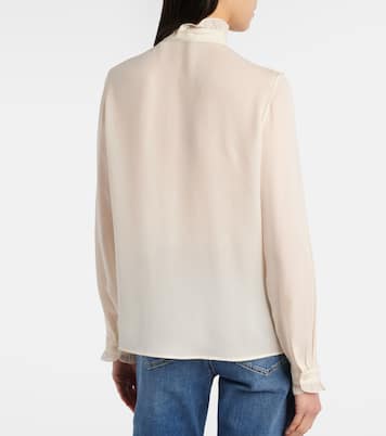 Marcela ruffled silk shirt | Nili Lotan