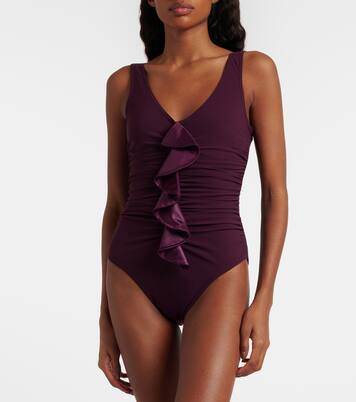 Emery ruffled swimsuit | Karla Colletto