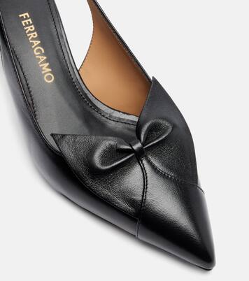 Felli 40 leather slingback pumps | Ferragamo