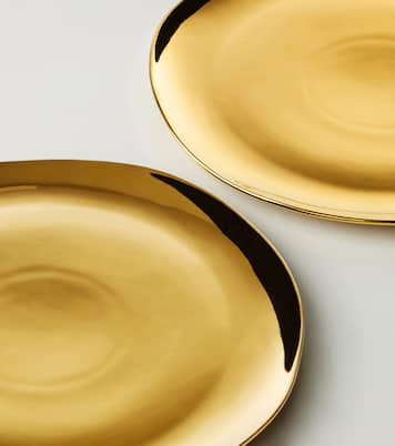 Set of 4 porcelain dinner plates | Bitossi