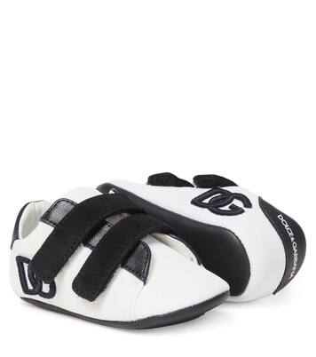 婴幼儿 — DG皮革边饰运动鞋 | Dolce&Gabbana Kids