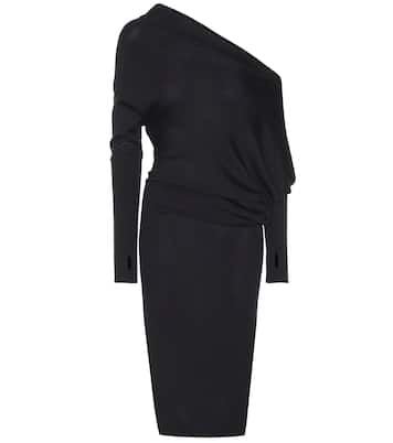 Draped cashmere and silk midi dress | Tom Ford