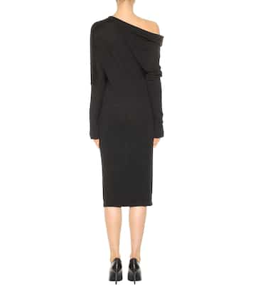 Draped cashmere and silk midi dress | Tom Ford