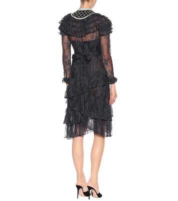 Crystal-embellished lace dress | Dodo Bar Or