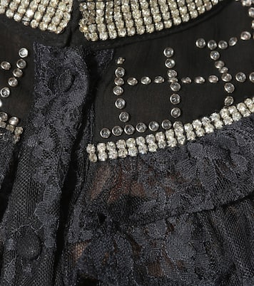 Crystal-embellished lace dress | Dodo Bar Or