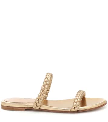 Sandali Marley in pelle metallizzata | Gianvito Rossi