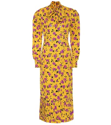 Abito midi in seta jacquard | Alessandra Rich