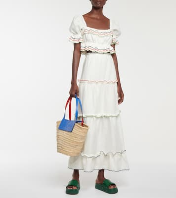 Shopper Loubishore in foglie di palma | Christian Louboutin