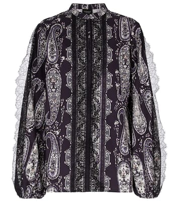 Bluse aus Baumwolle und Spitze | Giambattista Valli