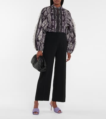 Bluse aus Baumwolle und Spitze | Giambattista Valli