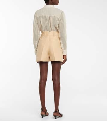 Shorts Maarte de algodón de tiro alto | Khaite