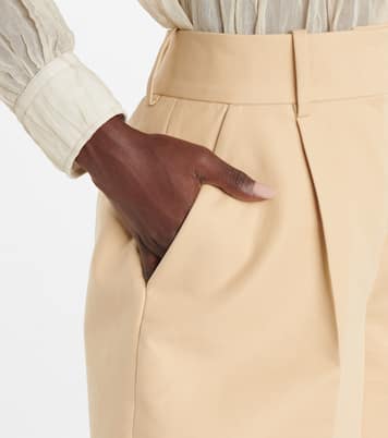 Shorts Maarte de algodón de tiro alto | Khaite