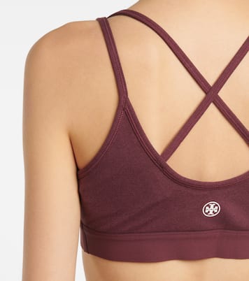 Cross-back sports bra | Tory Sport