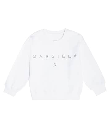 Felpa in cotone con logo | MM6 Maison Margiela Kids