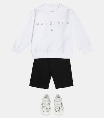 Felpa in cotone con logo | MM6 Maison Margiela Kids