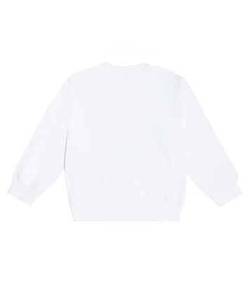 Felpa in cotone con logo | MM6 Maison Margiela Kids