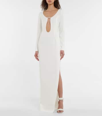Robe longue en crêpe | Mônot