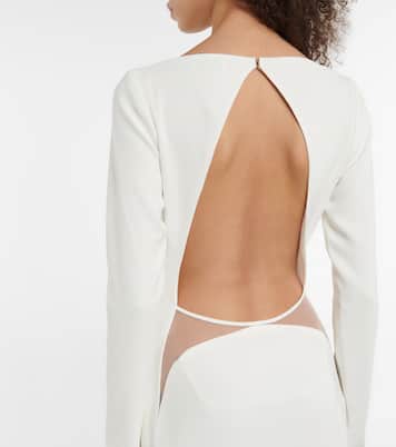 Robe longue en crêpe | Mônot