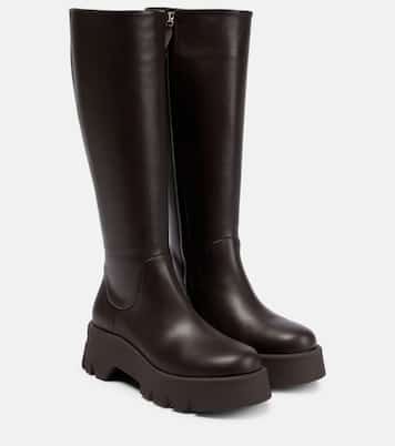 Botas de plataforma Montey de piel | Gianvito Rossi