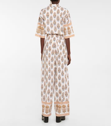 Pantalon imprimé en coton | Dries Van Noten