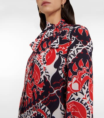 Chemise imprimée en soie | Valentino