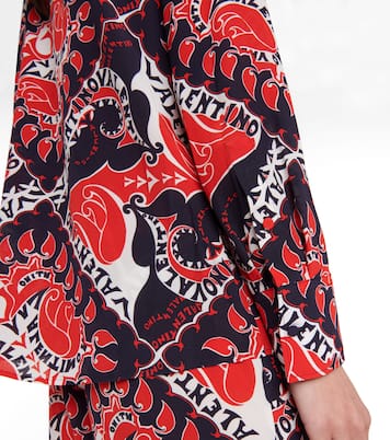 Chemise imprimée en soie | Valentino