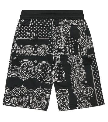 Shorts en mezcla de algodón estampados | Givenchy Kids