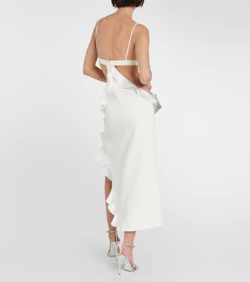 Abito midi asimmetrico con cut-out | David Koma